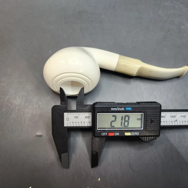 MBSD Meerschaum Deluxe, Bent Dublin, Block Meerschaum Pipe, 9mm [SOLD OUT] - Image 10