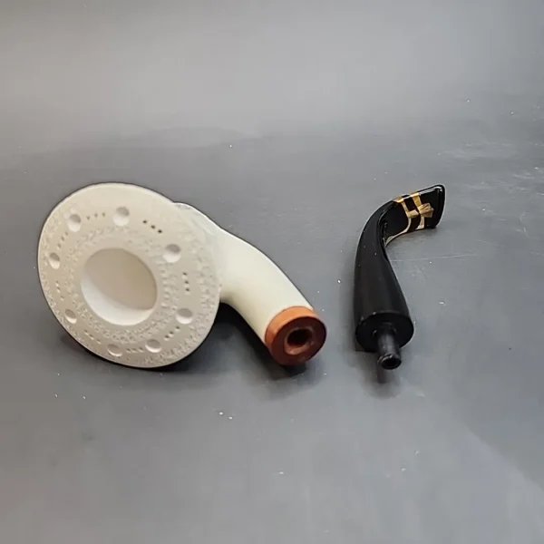MBSD Meerschaum Deluxe, Dublin Sitter, Block Meerschaum Pipe [SOLD OUT] - Image 11