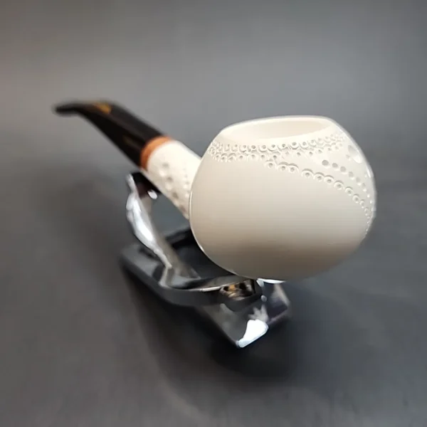MBSD Meerschaum Deluxe, Bent Author, Block Meerschaum Pipe [SOLD OUT] - Image 8