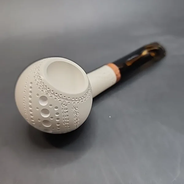 MBSD Meerschaum Deluxe, Bent Author, Block Meerschaum Pipe [SOLD OUT] - Image 9