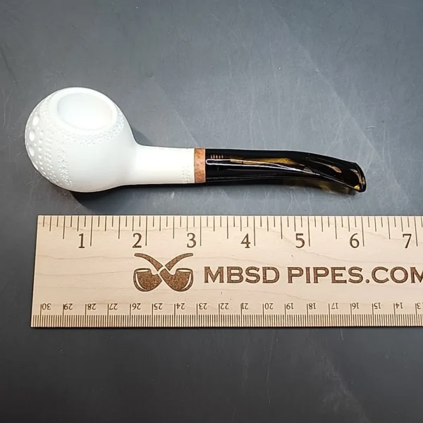 MBSD Meerschaum Deluxe, Bent Author, Block Meerschaum Pipe [SOLD OUT] - Image 10