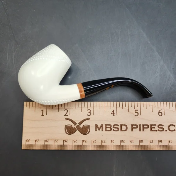 MBSD Meerschaum Deluxe, Bent Billiard, Block Meerschaum Pipe [SOLD OUT] - Image 10
