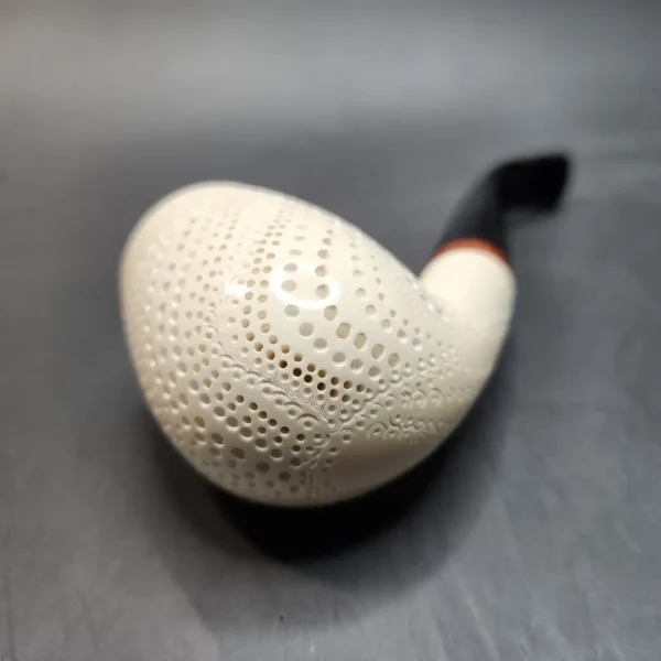 MBSD Meerschaum Deluxe, Bent Billiard Block Meerschaum Pipe [SOLD OUT] - Image 9