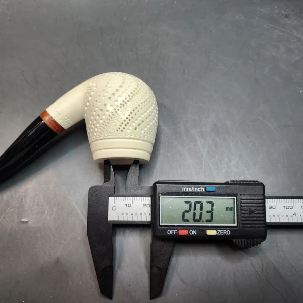 MBSD Meerschaum Deluxe, Bent Billiard Block Meerschaum Pipe [SOLD OUT] - Image 11