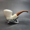 MBSD Meerschaum Deluxe, Bent Dublin, Block Meerschaum Pipe, 9mm [SOLD OUT] - Image 4