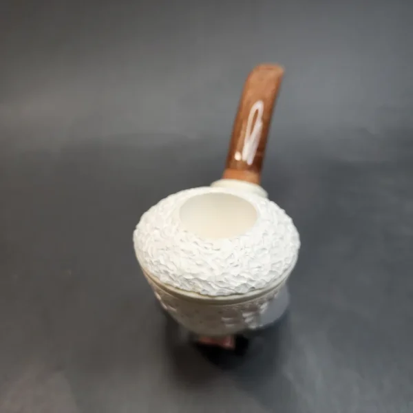 MBSD Meerschaum Deluxe, Bent Dublin, Block Meerschaum Pipe, 9mm [SOLD OUT] - Image 5