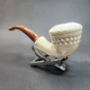 MBSD Meerschaum Deluxe, Bent Dublin, Block Meerschaum Pipe, 9mm [SOLD OUT] - Image 6