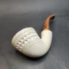 MBSD Meerschaum Deluxe, Bent Dublin, Block Meerschaum Pipe, 9mm [SOLD OUT] - Image 9
