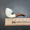 MBSD Meerschaum Deluxe, Bent Dublin, Block Meerschaum Pipe, 9mm [SOLD OUT] - Image 10