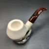 MBSD Meerschaum Deluxe Bent Rhodesian, Block Meerschaum Pipe, 9mm [SOLD OUT] - Image 5