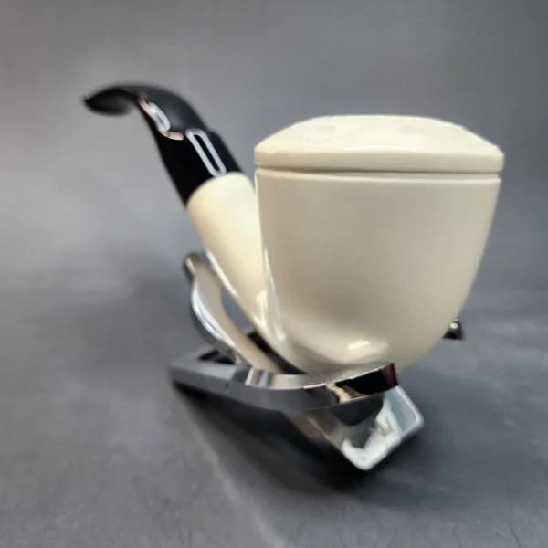 MBSD Meerschaum Deluxe, Bent Dublin, Block Meerschaum Pipe, 9mm [SOLD OUT] - Image 8