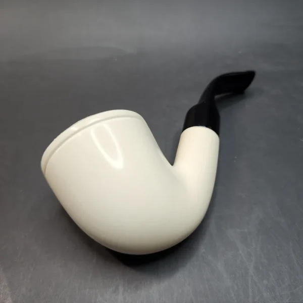 MBSD Meerschaum Deluxe, Bent Dublin, Block Meerschaum Pipe, 9mm [SOLD OUT] - Image 11