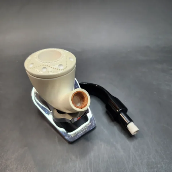 MBSD Meerschaum Deluxe, Bent Dublin, Block Meerschaum Pipe, 9mm [SOLD OUT] - Image 14