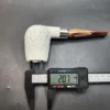 MBSD Meerschaum Deluxe, Rusticated Brandy, Block Meerschaum Pipe, 9mm [SOLD OUT] - Image 11