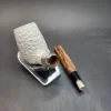 MBSD Meerschaum Deluxe, Rusticated Brandy, Block Meerschaum Pipe, 9mm [SOLD OUT] - Image 12