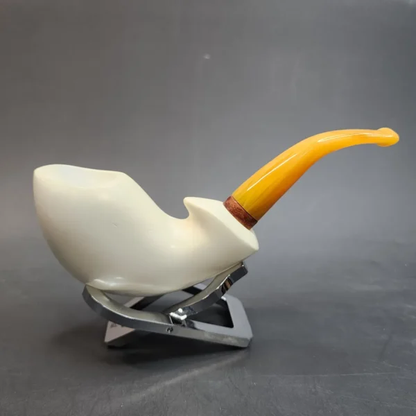 MBSD Meerschaum Deluxe, Freehand Block Meerschaum Pipe, 9mm [SOLD OUT] - Image 3