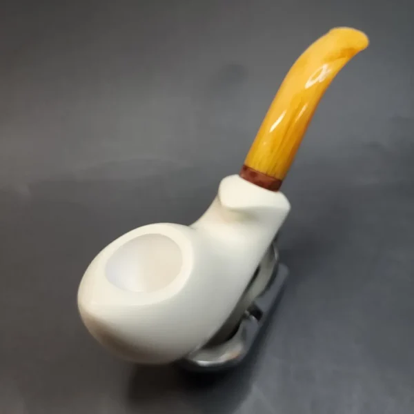 MBSD Meerschaum Deluxe, Freehand Block Meerschaum Pipe, 9mm [SOLD OUT] - Image 4