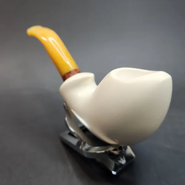 MBSD Meerschaum Deluxe, Freehand Block Meerschaum Pipe, 9mm [SOLD OUT] - Image 5