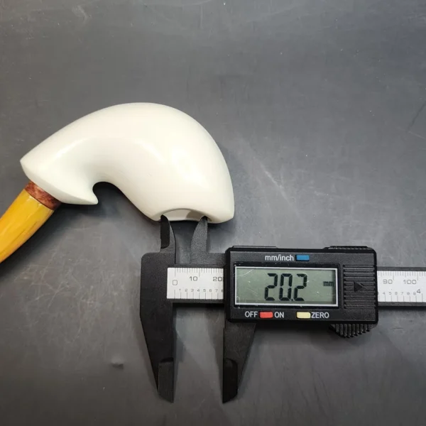 MBSD Meerschaum Deluxe, Freehand Block Meerschaum Pipe, 9mm [SOLD OUT] - Image 8