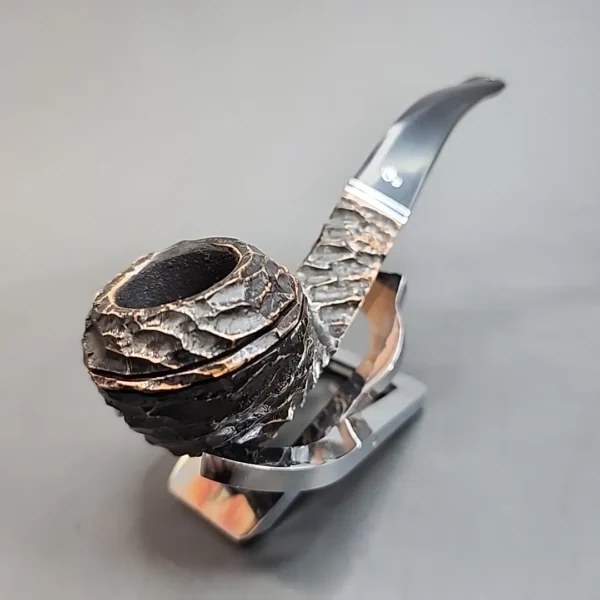 Peterson Dublin Filter Rusticated 80s, Fishtail, 9mm [SOLD OUT] - Image 4