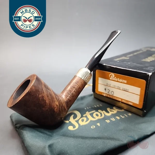 K&P Peterson Irish Made 120, Straight Dublin, Unsmoked, Fishtail [SOLD OUT]