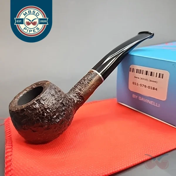 Rossi by Savinelli Sera 8315, Rusticated Prince, 6mm [SOLD OUT]
