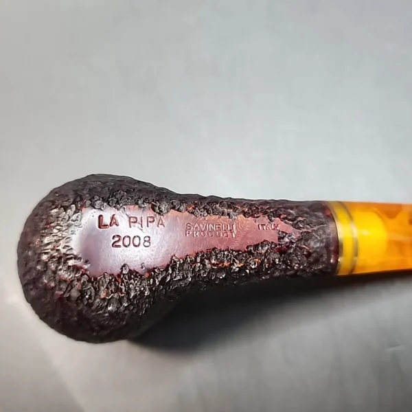 Savinelli La Pipa 2008, Slightly Bent Apple, Unsmoked, 6mm [SOLD OUT] - Image 11