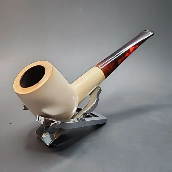 Straight Billiard Block Meerschaum Pipe, 9mm, Turkish Estates [SOLD OUT] - Image 3