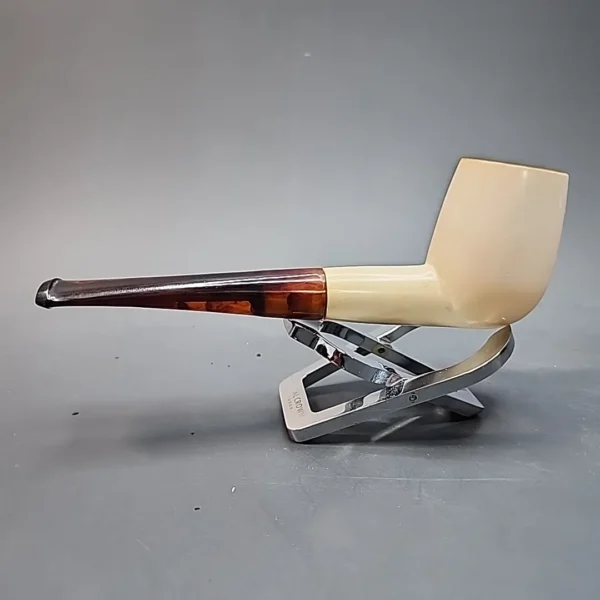 Straight Billiard Block Meerschaum Pipe, 9mm, Turkish Estates [SOLD OUT] - Image 6