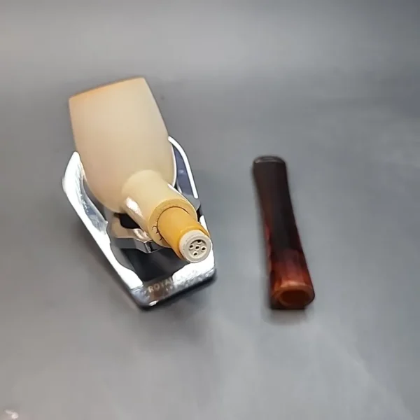 Straight Billiard Block Meerschaum Pipe, 9mm, Turkish Estates [SOLD OUT] - Image 9