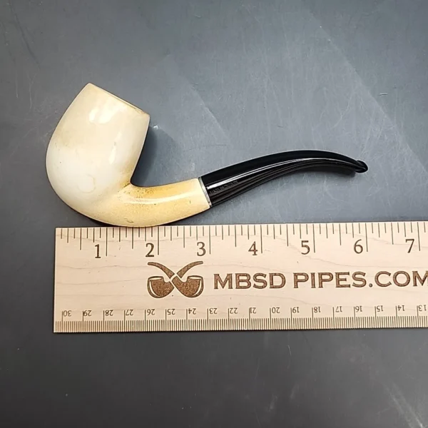 Swan Neck Billiard, Block Meerschaum Pipe [SOLD OUT] - Image 9