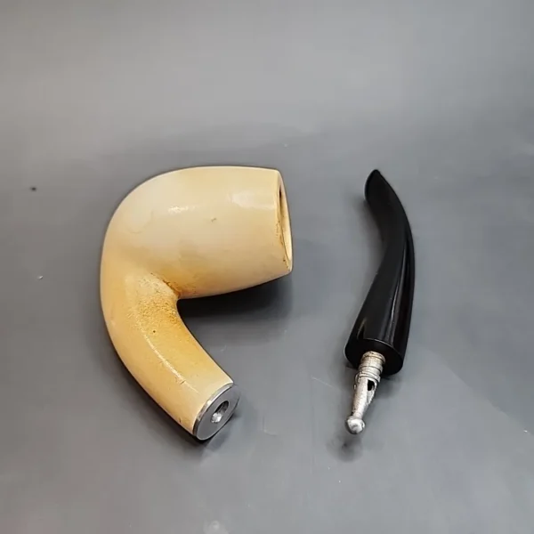 Swan Neck Billiard, Block Meerschaum Pipe [SOLD OUT] - Image 11