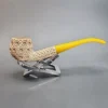 Vintage Lattice Block Meerschaum Pipe, Turkish Estates [SOLD OUT] - Image 4
