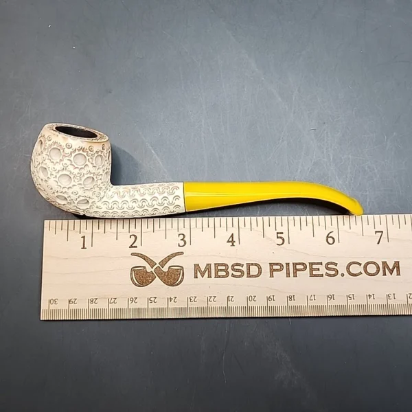 Vintage Lattice Block Meerschaum Pipe, Turkish Estates [SOLD OUT] - Image 10