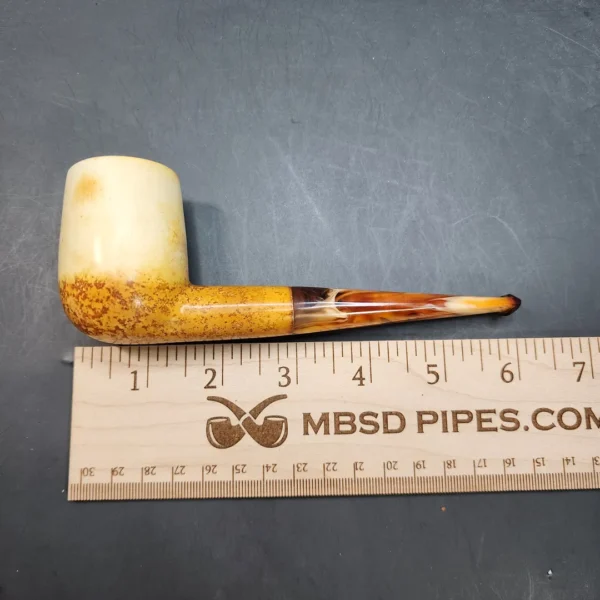 Vintage Straight Billiard Block Meerschaum Pipe [SOLD OUT] - Image 9