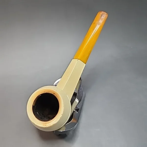 Vintage White Briar Straight Bulldog Briar Pipe, Estate [SOLD OUT] - Image 4
