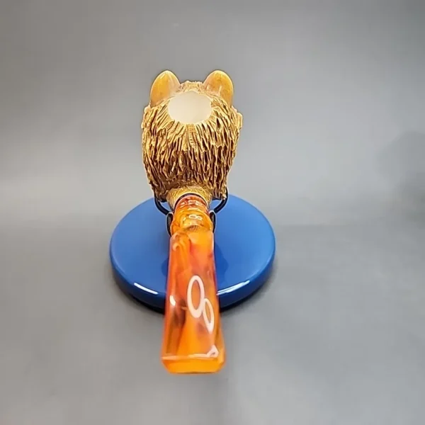 Kenan Block Meerschaum Pipe, Carved Wolf Head, New [SOLD OUT] - Image 5
