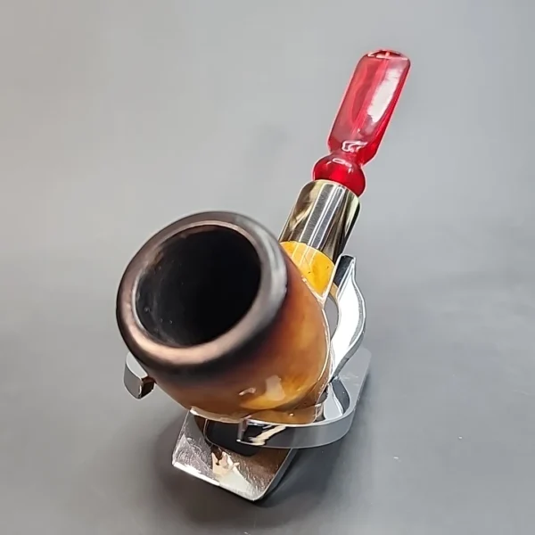 African Meerschaum Military Mount Block Meerschaum Pipe [SOLD OUT] - Image 5