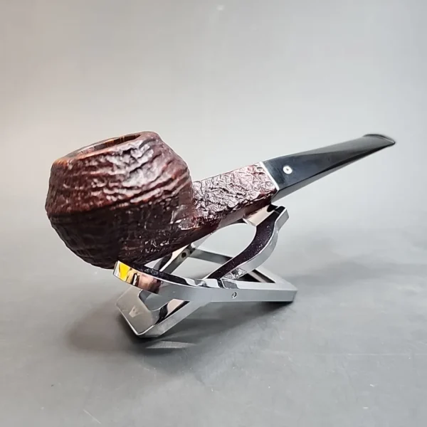 Kaywoodie Relief Grain 98B, Sandblasted Bulldog Estate Briar Pipe [SOLD OUT] - Image 3
