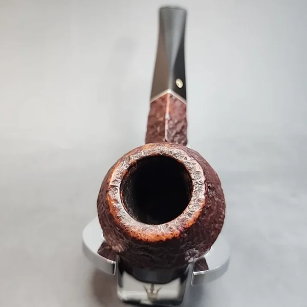Kaywoodie Relief Grain 98B, Sandblasted Bulldog Estate Briar Pipe [SOLD OUT] - Image 4