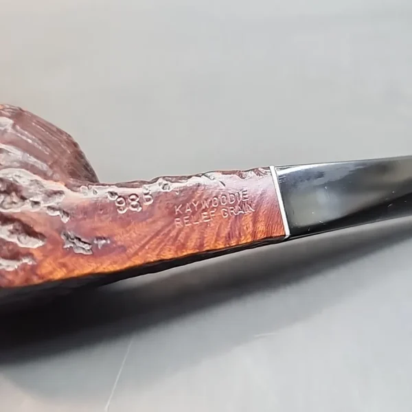 Kaywoodie Relief Grain 98B, Sandblasted Bulldog Estate Briar Pipe [SOLD OUT] - Image 9