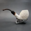 MBSD Meerschaum Deluxe, Rusticated Blowfish, Block Meerschaum Pipe, 9mm [SOLD OUT] - Image 8