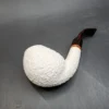 MBSD Meerschaum Deluxe, Rusticated Blowfish, Block Meerschaum Pipe, 9mm [SOLD OUT] - Image 10