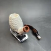 MBSD Meerschaum Deluxe, Rusticated Blowfish, Block Meerschaum Pipe, 9mm [SOLD OUT] - Image 13