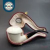 MBSD Meerschaum Deluxe, Bent Calabash, Block Meerschaum Pipe [SOLD OUT]
