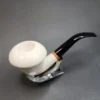 MBSD Meerschaum Deluxe, Bent Calabash, Block Meerschaum Pipe [SOLD OUT] - Image 5