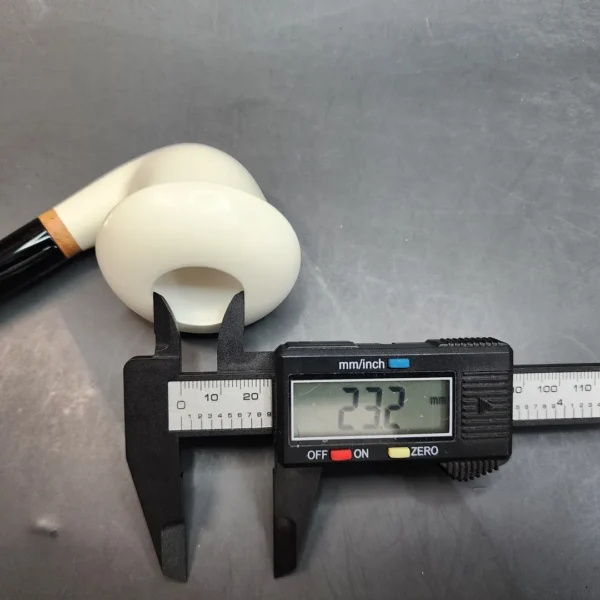 MBSD Meerschaum Deluxe, Bent Calabash, Block Meerschaum Pipe [SOLD OUT] - Image 12