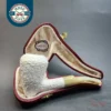 MBSD Meerschaum Deluxe, Rusticated Acorn, Block Meerschaum Pipe, 9mm [SOLD OUT]
