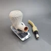 MBSD Meerschaum Deluxe, Rusticated Acorn, Block Meerschaum Pipe, 9mm [SOLD OUT] - Image 9