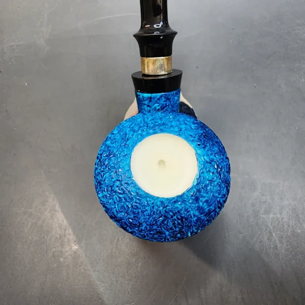 MBSD Meerschaum Deluxe, Blue Dublin, Block Meerschaum Pipe [SOLD OUT] - Image 9